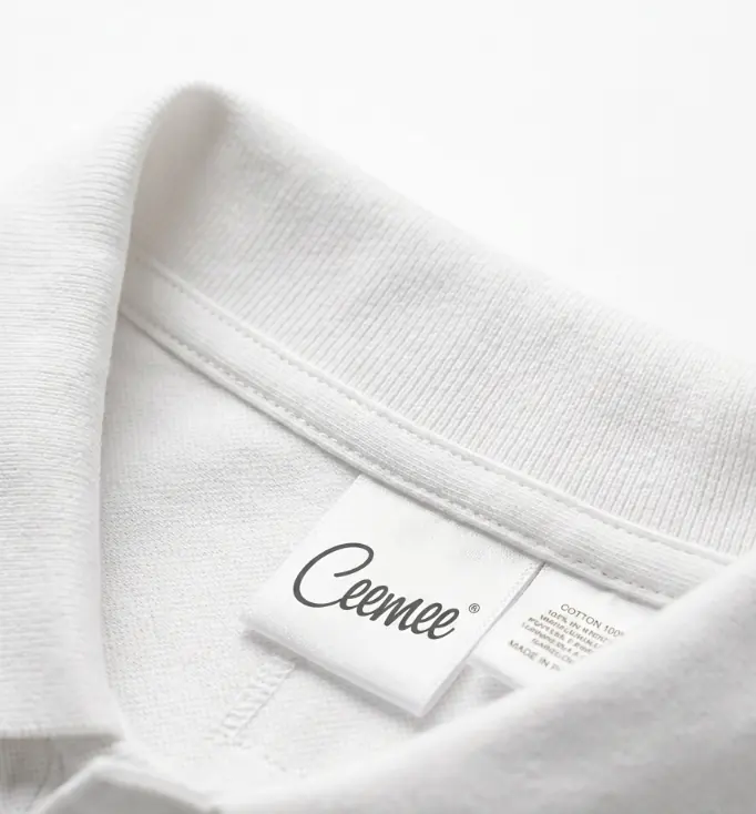Custom printed neck label